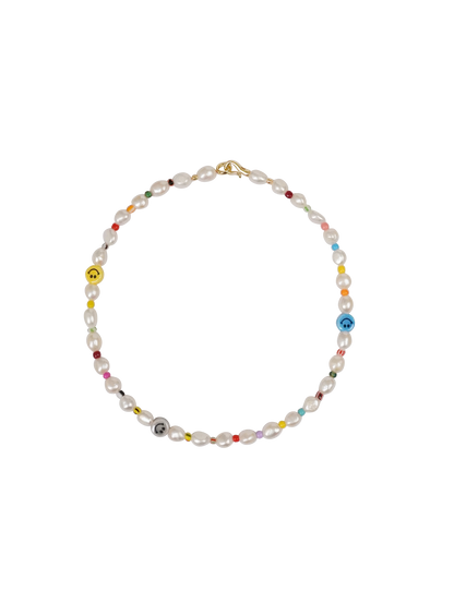 Chauntecleer Colorful Smile Baroque Pearl Necklace