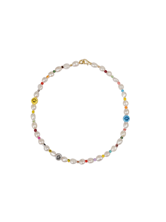 Chauntecleer Colorful Smile Baroque Pearl Necklace