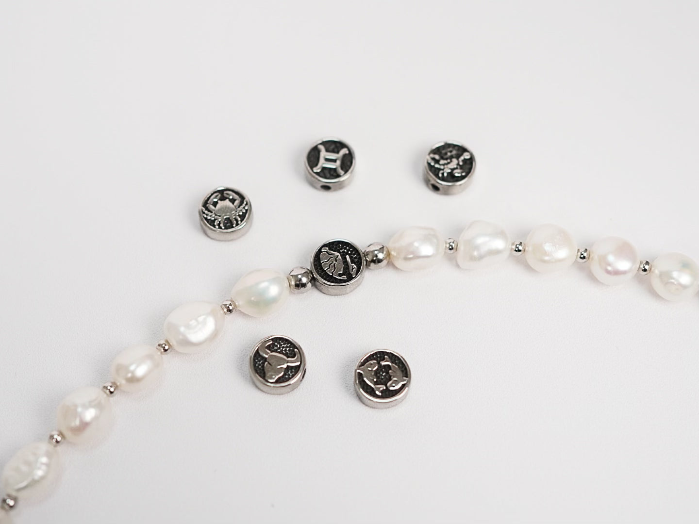 DIY Constellation Baroque Pearl Bracelet