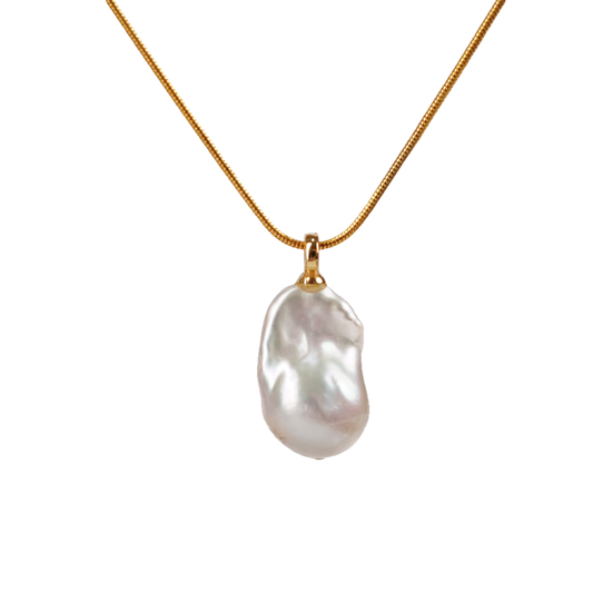 Anabasis Baroque Pearl Pendant Necklace