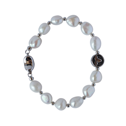 DIY Constellation Baroque Pearl Bracelet