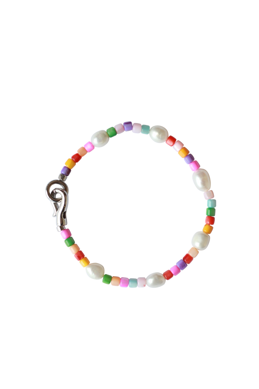 Chauntecleer Colorful Ripple Pearl Bracelet