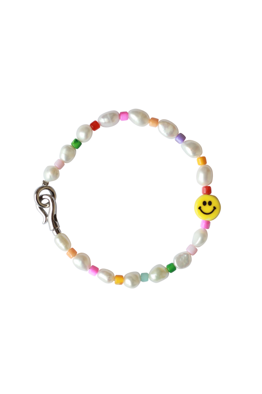 Chauntecleer Colorful Smile Baroque Pearl Bracelet