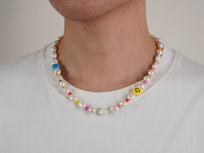 Chauntecleer Colorful Smile Baroque Pearl Necklace