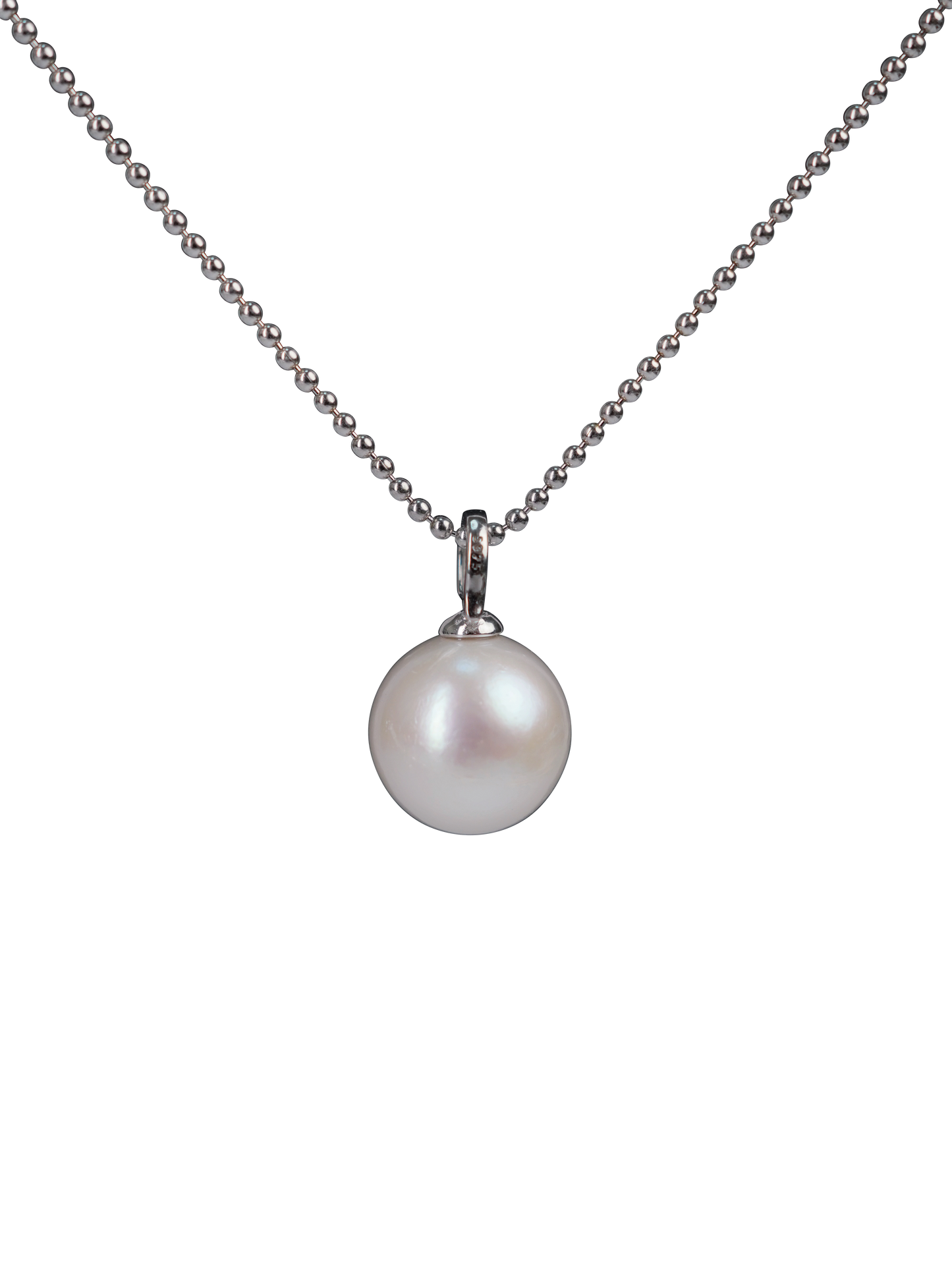 Atsumori Edison Pearl Pendant with Sterling Silver Chain