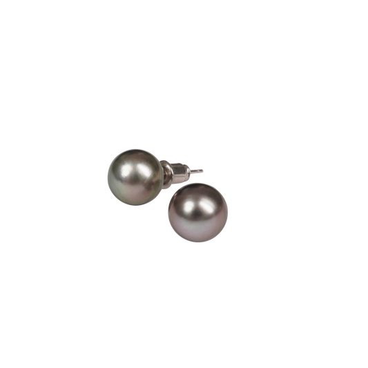 Aomame Tahitian Pearl Stud Earrings